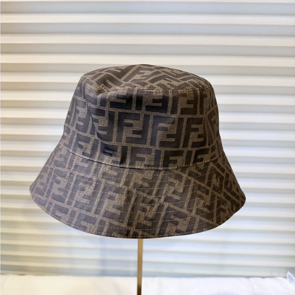 Fendi Monogram Tan Bucket Hat - Picture 3 of 8